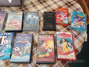 Vhs oginali e non cartoni animati