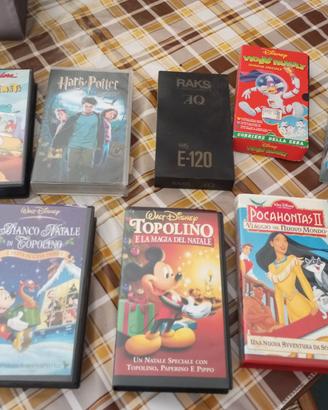Vhs oginali e non cartoni animati