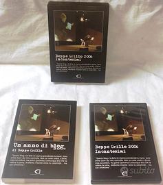 BEPPE GRILLO - INCANTESIMI TOUR 2006 LIBRO + 2 DVD