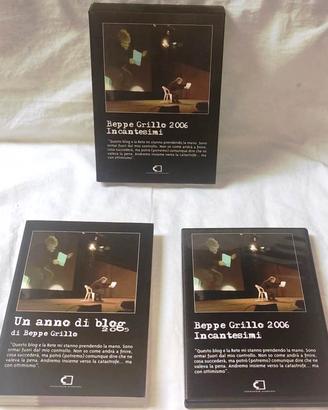 BEPPE GRILLO - INCANTESIMI TOUR 2006 LIBRO + 2 DVD