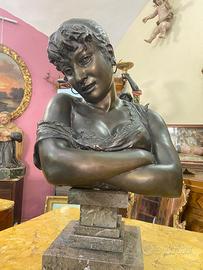 Scultura in bronzo firmata Patrone