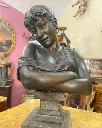 Scultura in bronzo firmata Patrone