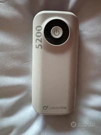 Powerbank Cellularline Freepower Dual 5200 bianco