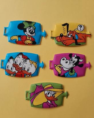 5 figurine plasteco formaggino Mio con "aggancio"