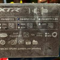 Mozzo posteriore Shimano XTR 12v