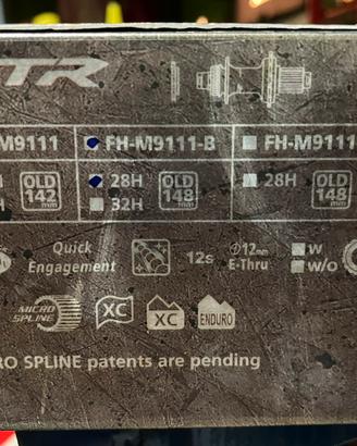 Mozzo posteriore Shimano XTR 12v