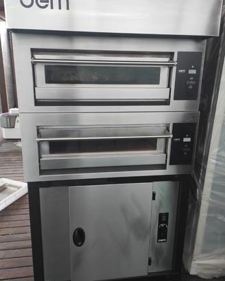 forno pizza, impastatrice, camera lievitazione