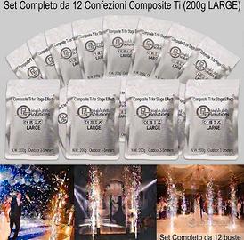 12 x RICARICCHE 200g Outdoor per Fontane Fredde.