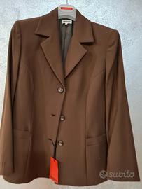 giacca marrone classica