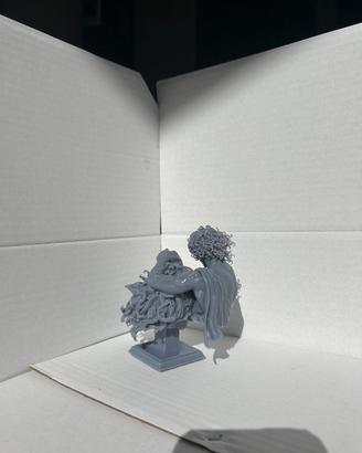 Sansone e il Leone scultura resina stampa 3D