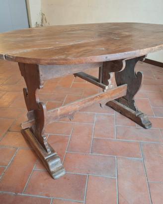 tavolo ovale stile imperiale 