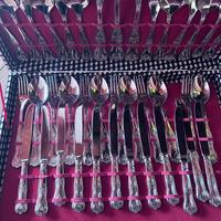 Servizio di posate elegante completo con valigetta