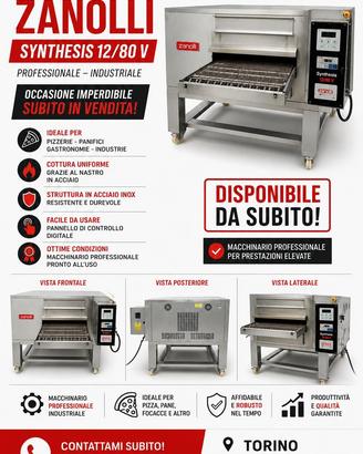 Forno a nastro zanoli