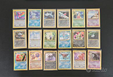 pokemon lotto carte neo genesis neo discovery holo