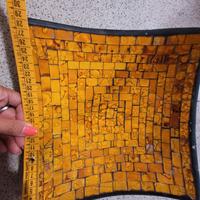Svuota tasche mosaico colore oro
