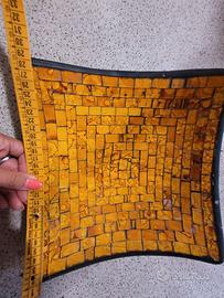 Svuota tasche mosaico colore oro