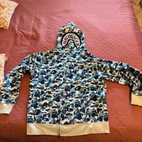 Felpa bape celeste camo