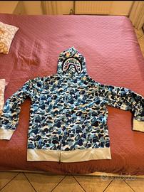 Felpa bape celeste camo