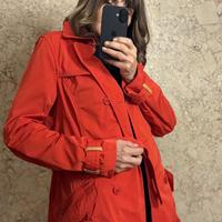 Trench rosso Woolrich taglia M