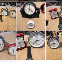 Vecchie sveglie e orologio