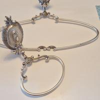 Arredo bagno argentato vintage