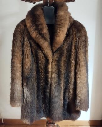 pelliccia vintage in castorino