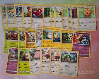 Lotto carte Pokémon Sole e Luna