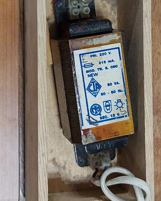 adattatore 220v 12v 315mA alimentatore con scatola