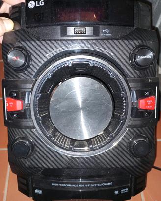 stereo x casa funzionante con casse + telecoma