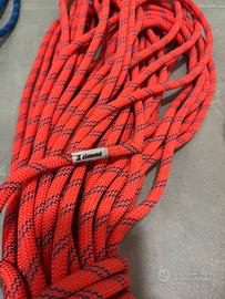 Mezzacorda alpinismo