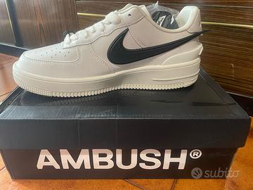 Nike Air Force 1 low (bianche logo nero)X Ambush