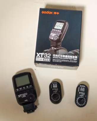 GODOX XT32 + n. 2 GODOX XTR16 X flash studio