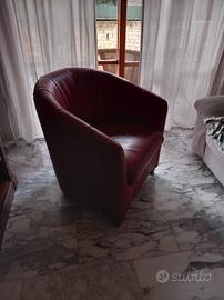 Poltrone in pelle