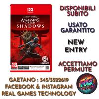 ASSASSIN'S CREED SHADOWS SWITH 2 USATO GARANTITO