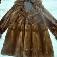 Giaccone pelliccia di visone reversibile vintage