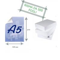 10 CARTA A5 PER RICETTE MEDICHE BIANC DA 500 FOGLI
