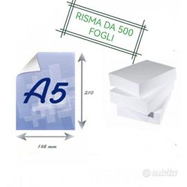 10 CARTA A5 PER RICETTE MEDICHE BIANC DA 500 FOGLI