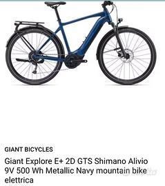 E-bike Giant explore E+ 2D GTD tag. M