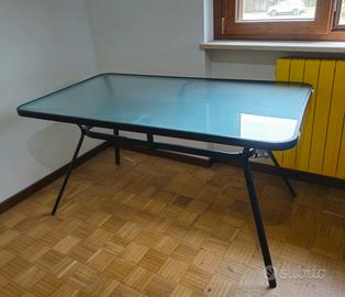 Tavolo da cucina / sala in vetro