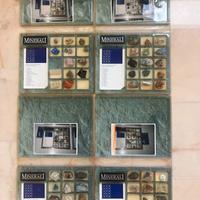 Collezione minerali Bolaffi 64 pezzi