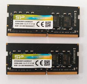 SP 16 GB (2 x 8 GB), DDR4-RAM-2400 MHz
