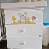 culla e fasciatoio usati poco. Marca "Pali"