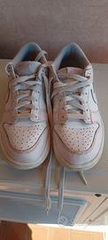 Scarpe Nike dunk low 38 bianche e lilla 