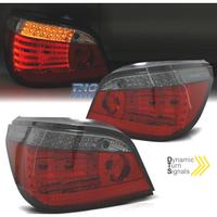 FANALI A LED DINAMICI BMW E60 03-07 ROSSO FUME