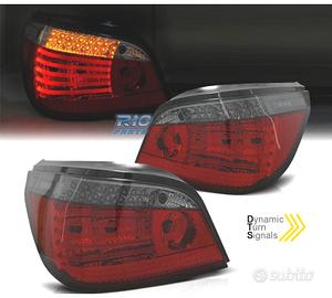 FANALI A LED DINAMICI BMW E60 03-07 ROSSO FUME