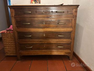 Comò primi 900 stile liberty