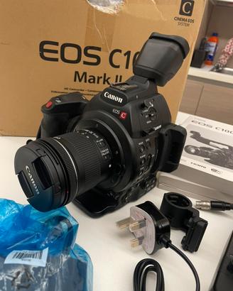 Canon C100 Mark II + Accessori OBIETTIVI VENDUTI