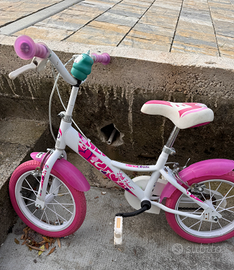 Bicicletta Bambina Dino Bike 14" 4-6 anni