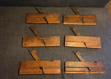 lotto di 6 pialle antiche