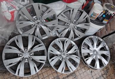 6 copricerchi 15cm peugeot 